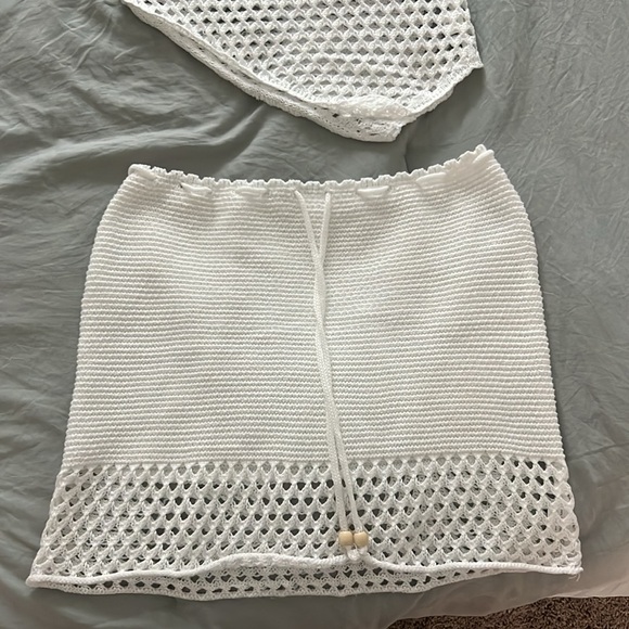 Crochet Knit Skirt Set - Picture 4 of 8